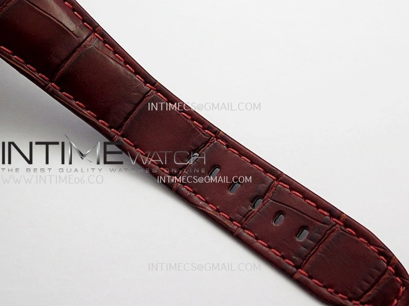 Code 11.59 Chrono 26393 SS APSF 1:1 Best Edition Red Dial On Red Leather Strap Super Clone SA4401
